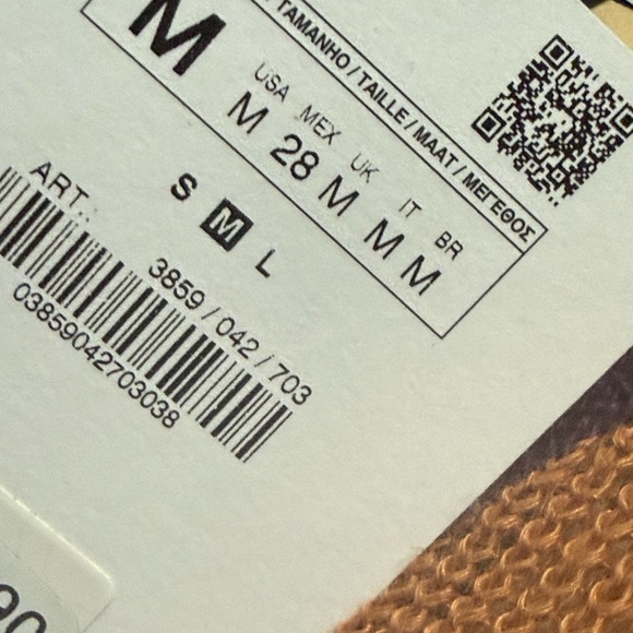 Zara Orange and Purple Crew Neck Sweater - Picture 6 of 9